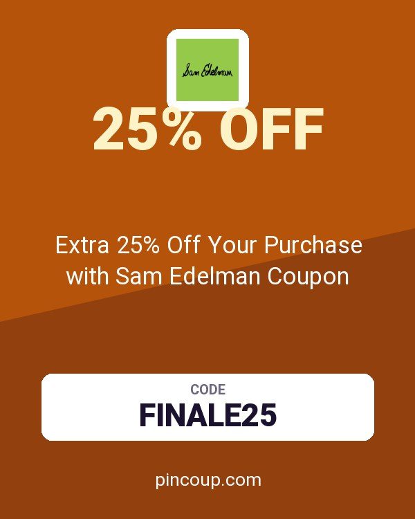 Extra 25% Off Your Purchase with Sam Edelman Coupon
