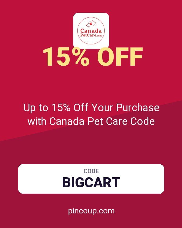 Up to 15% Off Your Purchase with Canada Pet Care Code