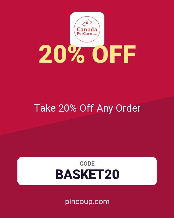Canada Pet Care coupon: Take 20% Off Any Order