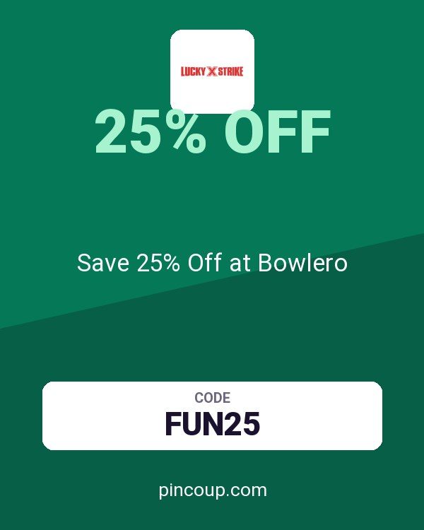 Lucky Strike coupon: Save 25% Off at Bowlero
