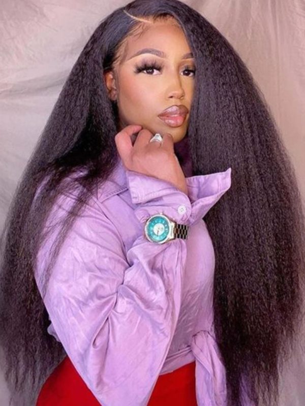 UNice V Part Kinky Straight Wig Upgrade U Part Human Hair Wig Beginner Friendly