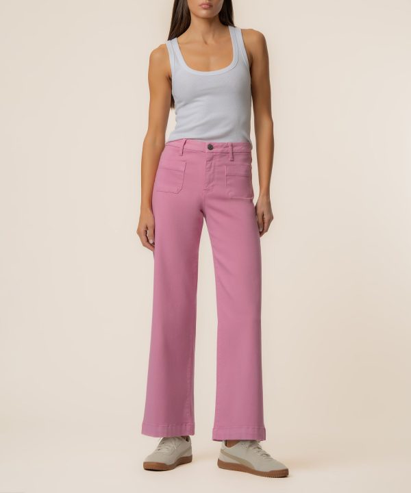 Meg High Rise Wide Leg in Cupcake at Kut from the Kloth