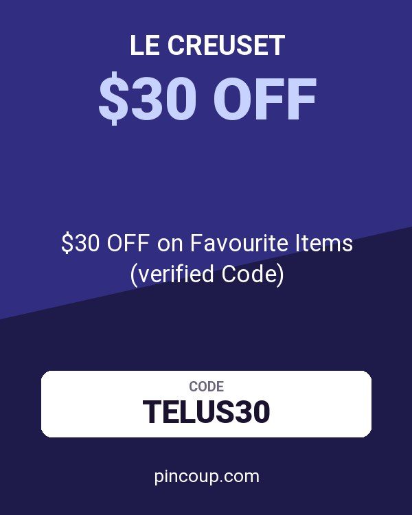 Le Creuset coupon: $30 OFF on Favourite Items (verified Code)