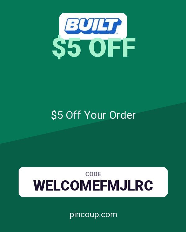 BUILT coupon: $5 Off Your Order