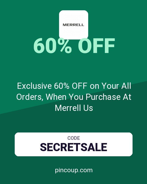 Exclusive 60% OFF on Your All Orders, When You Purchase At Merrell Us