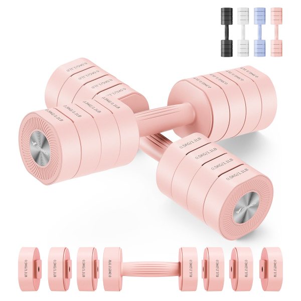 Merach Adjustable Dumbbell - Pink at Merachfit