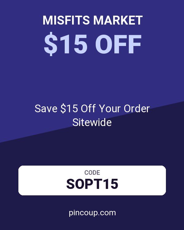 Misfits Market coupon: Save $15 Off Your Order Sitewide