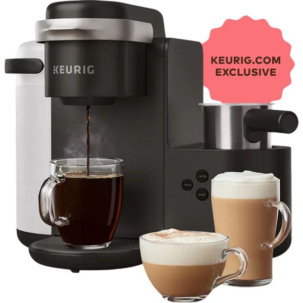 Keurig K-Café™ Single Serve Coffee Latte & Cappuccino Maker - Dark Charcoal