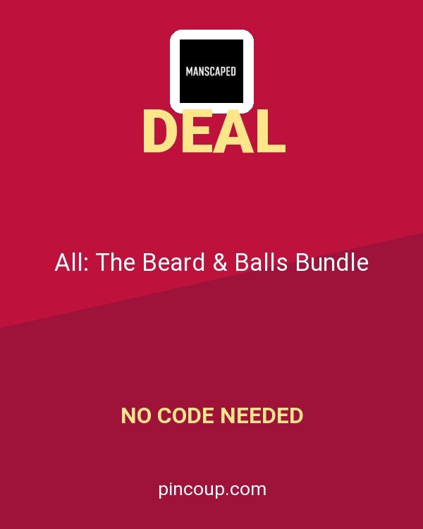 Manscaped coupon: All: The Beard & Balls Bundle