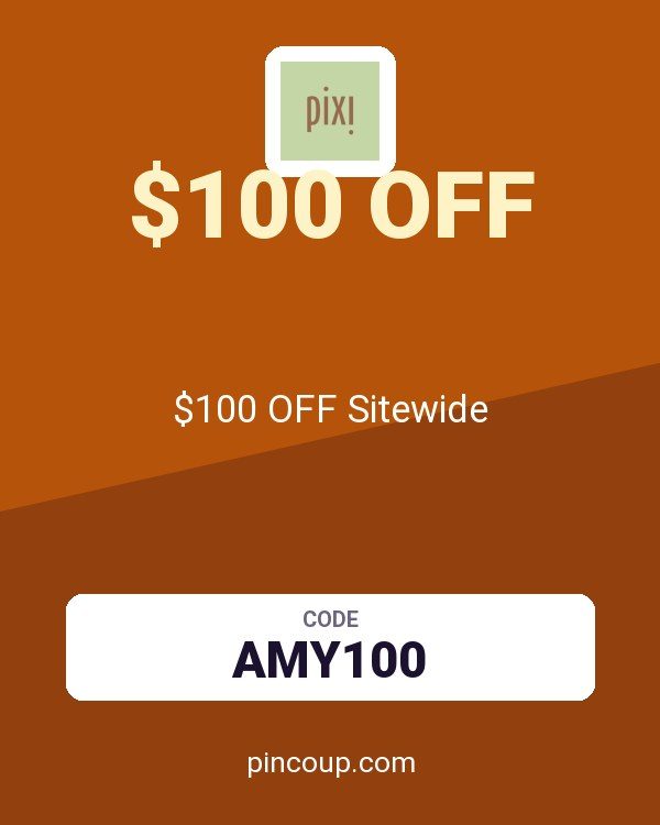 Pixi Beauty coupon: $100 OFF Sitewide