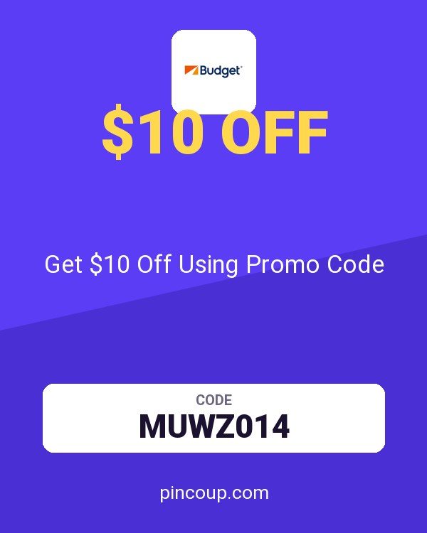 Budget Car Rental coupon: Get $10 Off Using Promo Code