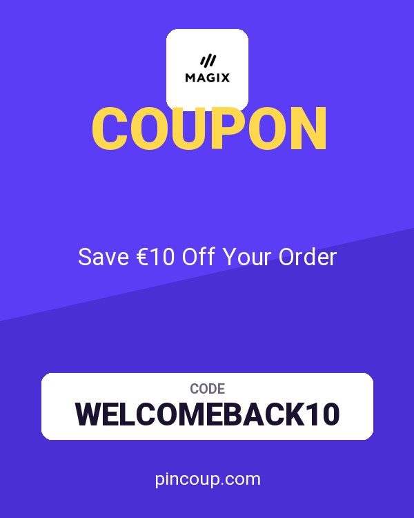 MAGIX & VEGAS Creative Software IT coupon: Save €10 Off Your Order
