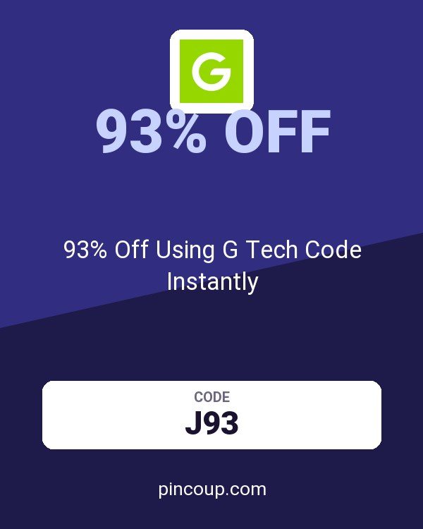 Gtech.co.uk coupon: 93% Off Using G Tech Code Instantly