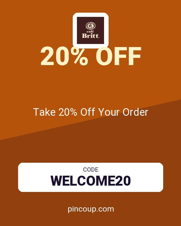 Cafe Britt coupon: Take 20% Off Your Order