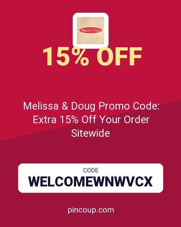 Melissa and Doug coupon: Melissa & Doug Promo Code: Extra 15% Off Your Order Sitewide