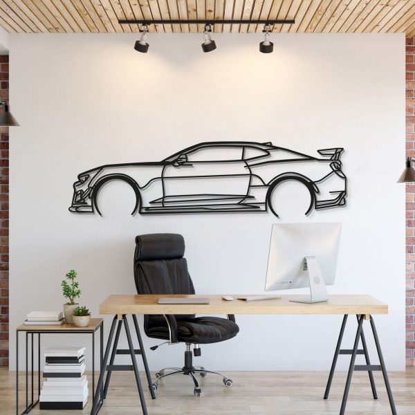 Camaro ZL1 Detailed Metal Car Wall Art - MT0893 - 27.2" - 69 cm at Modello Turbo LLC