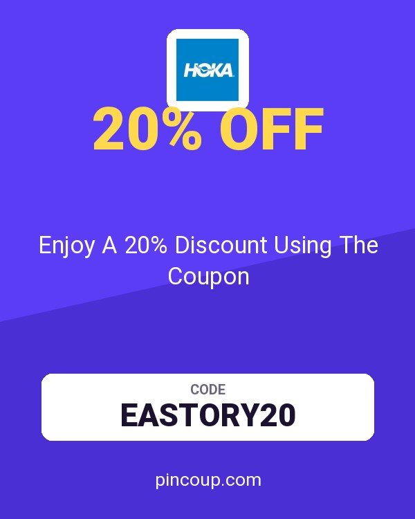 Hoka One: Enjoy A 20% Discount Using The Coupon
