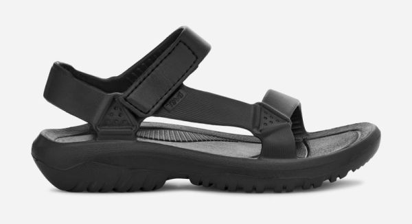 TEVA Women's Hurricane Drift Water Sandal in Black/Black, Size 7