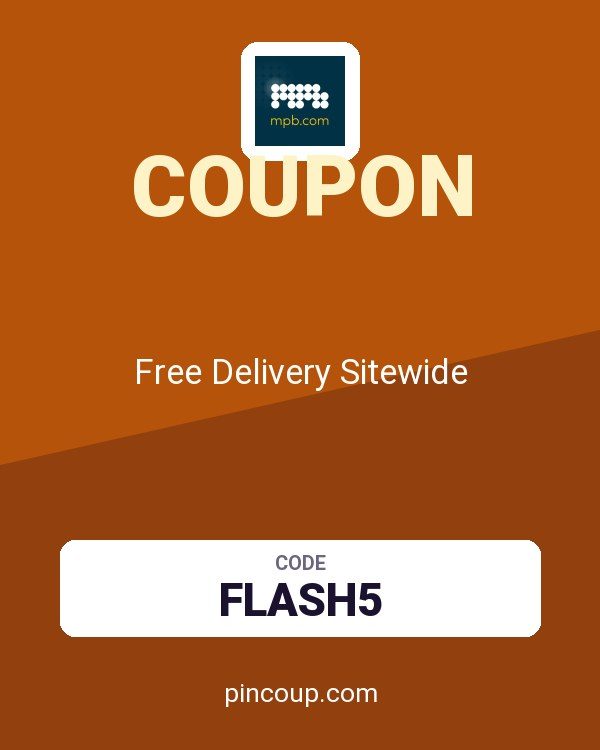 MPB.com coupon: Free Delivery Sitewide