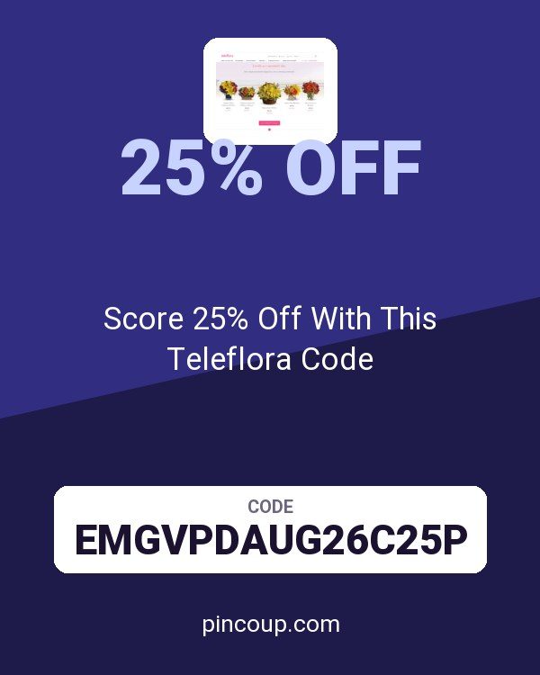 Score 25% Off With This Teleflora Code