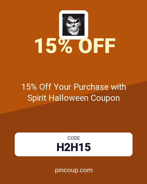 SpiritHalloween.com: 15% Off Your Purchase with Spirit Halloween Coupon
