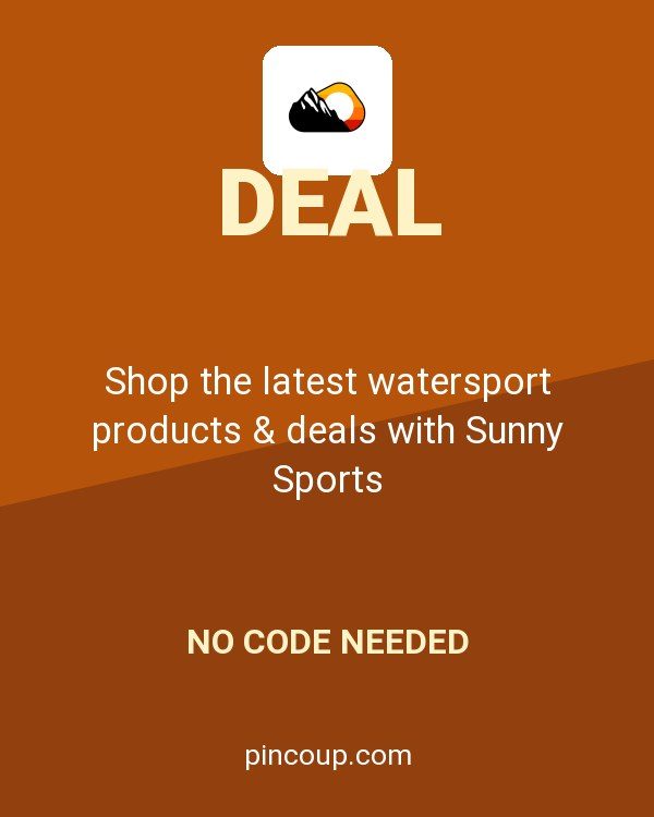 Shop the latest watersport products & deals with Sunny Sports