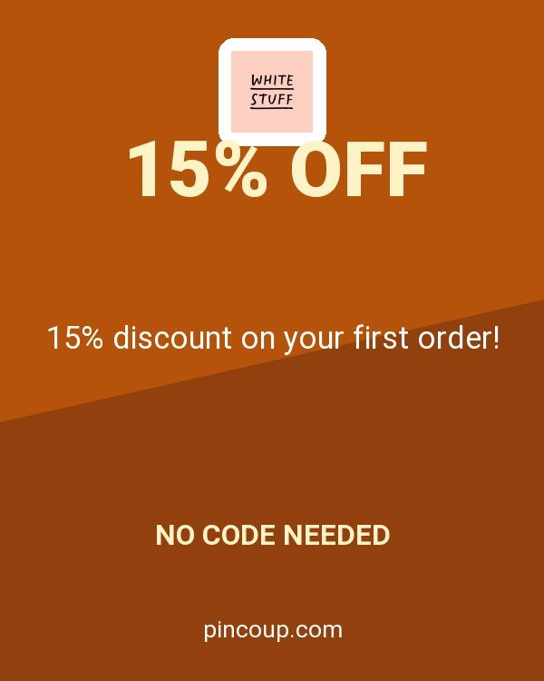 White Stuff DE coupon: 15% discount on your first order!