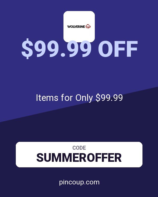 Wolverine coupon: Items for Only $99.99