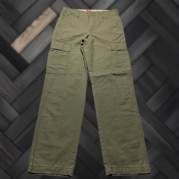 Levi's Cargo Pants Mens 32x32 Olive Green Straight Cotton Utility Xx A7364-0002 90s Workwear in Brown, Men's at Grailed