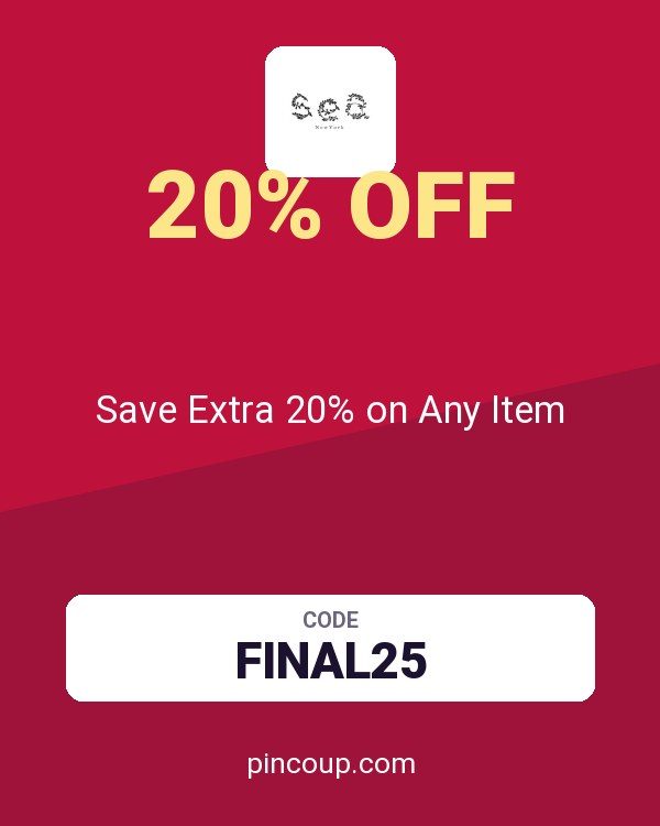 Sea New York coupon: Save Extra 20% on Any Item