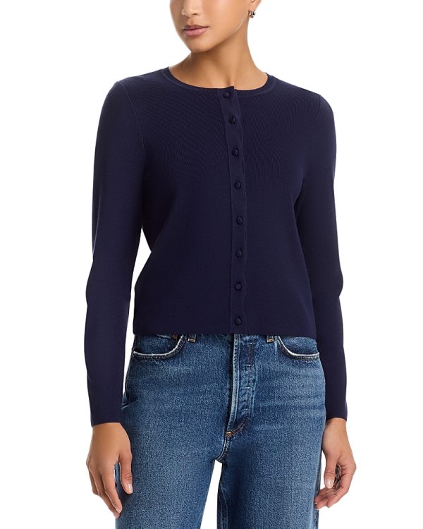Aqua Scallop Cardigan - Exclusive at Bloomingdales