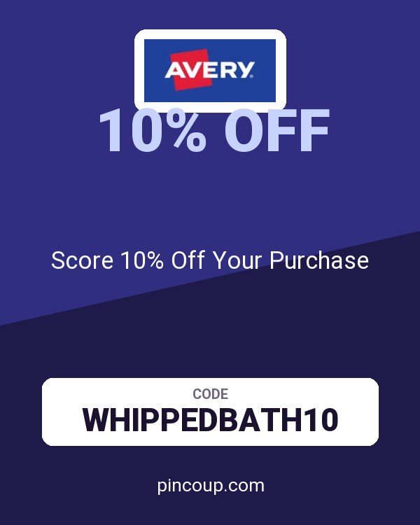 Avery coupon: Score 10% Off Your Purchase