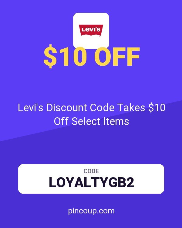Levi's Discount Code Takes $10 Off Select Items