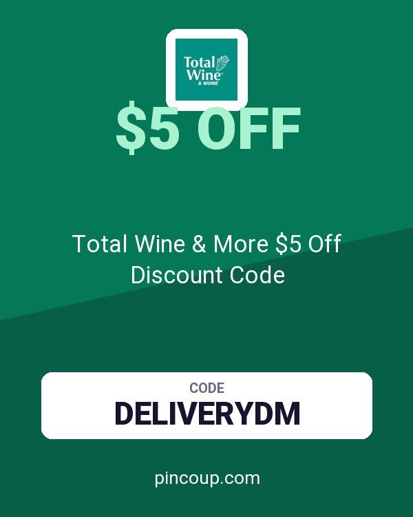 Total Wine & More $5 Off Discount Code