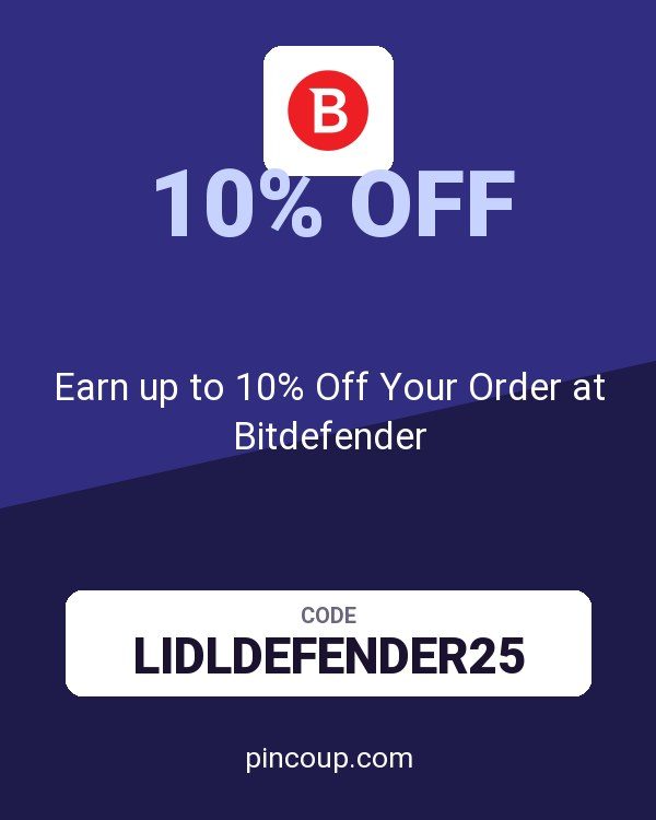Earn up to 10% Off Your Order at Bitdefender