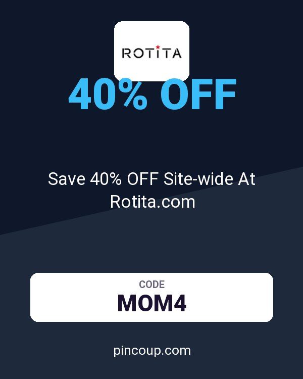 Save 40% OFF Site-wide At Rotita.com