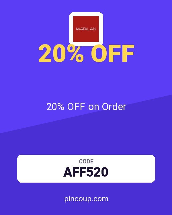 Matalan coupon: 20% OFF on Order