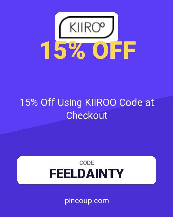 15% Off Using KIIROO Code at Checkout
