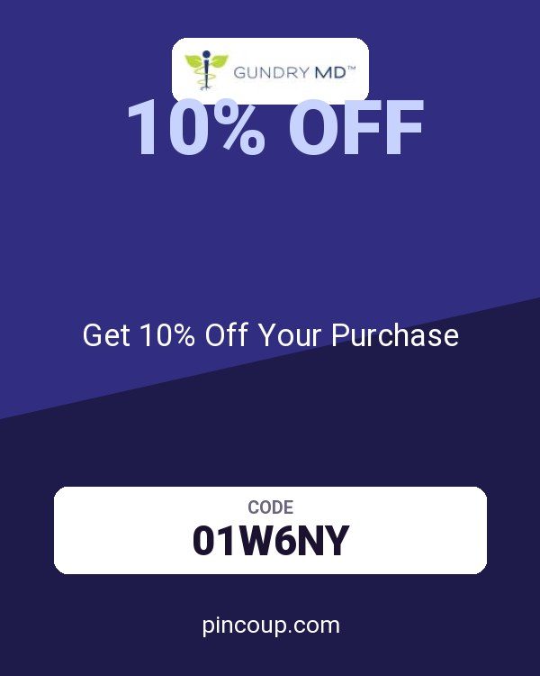 Gundry MD coupon: Get 10% Off Your Purchase