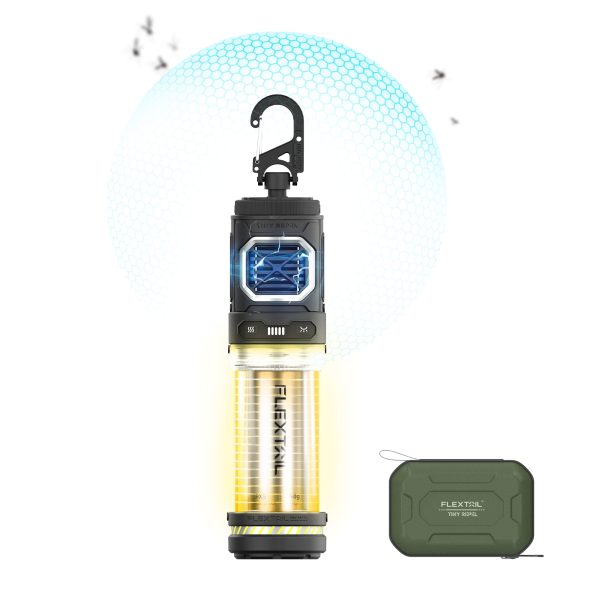 TINY REPELLER - 3 IN 1 Outdoor Insect Repellent with Power Bank Function - with 120 mats (best value) / Black at FLEXTAIL
