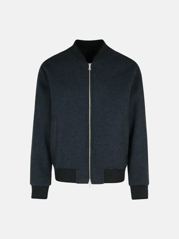 DRIES VAN NOTEN 'Volker' Reversible Black Cotton Blend Jacket at VALICO