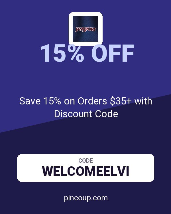 JanSport coupon: Save 15% on Orders $35+ with Discount Code