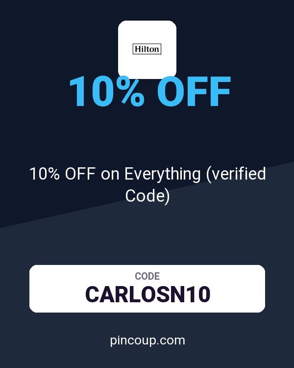 Hilton Honors Rewards - Points.com coupon: 10% OFF on Everything (verified Code)