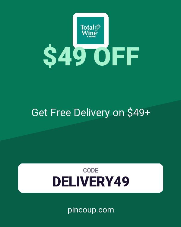 Total Wine coupon: Get Free Delivery on $49+