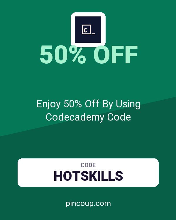 Enjoy 50% Off By Using Codecademy Code