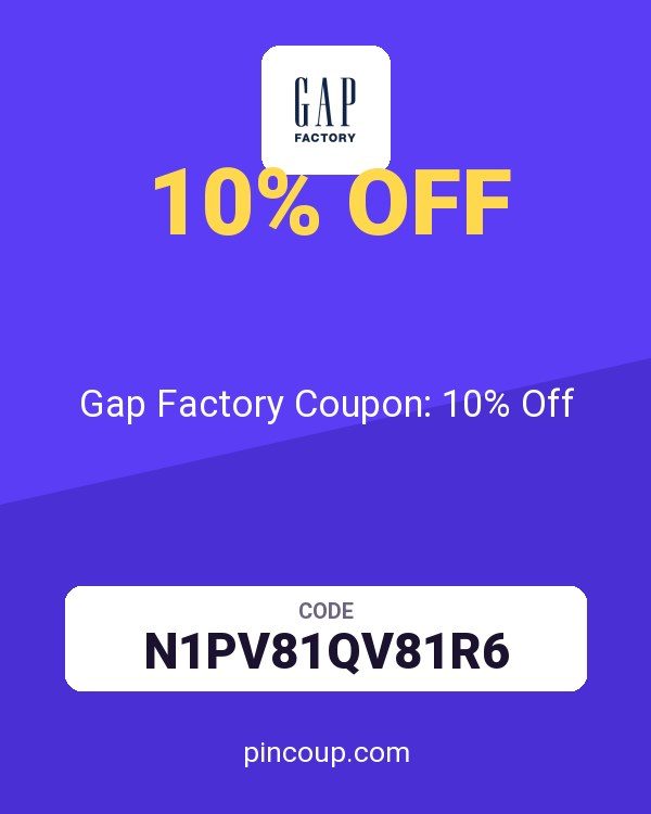 Gap Factory Coupon: 10% Off