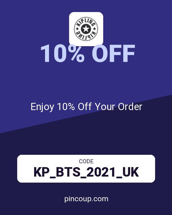 Kipling coupon: Enjoy 10% Off Your Order