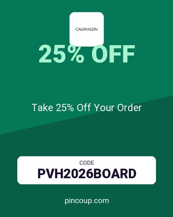 Calvin Klein coupon: Take 25% Off Your Order
