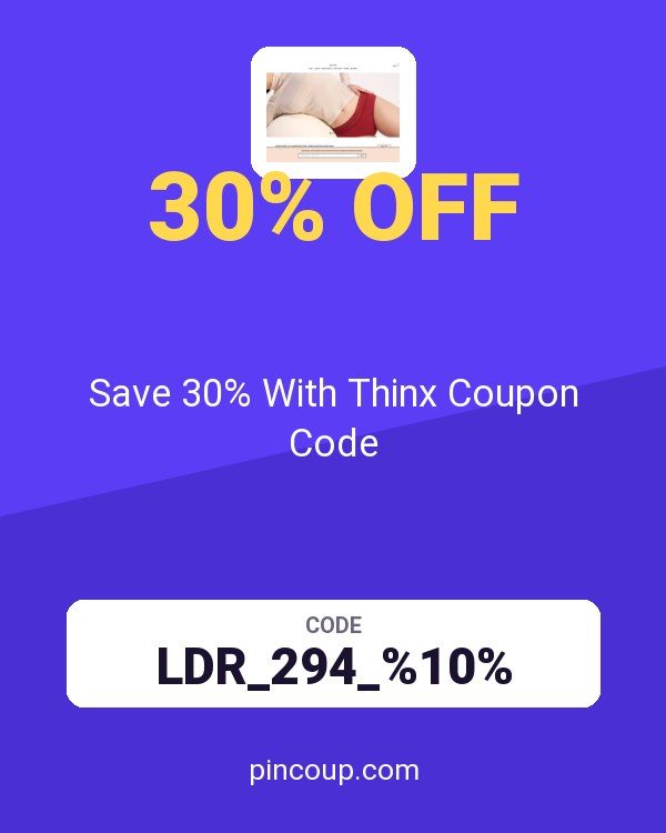 Save 30% With Thinx Coupon Code