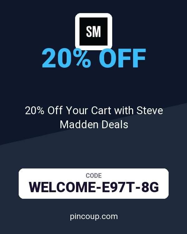 20% Off Your Cart with Steve Madden Deals